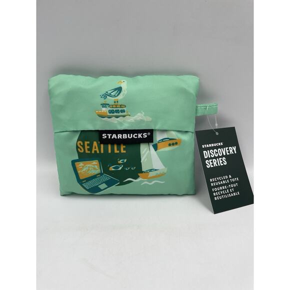 Starbucks☕️2024 ☕️Discovery Series - Reusable Tote Bag - Seattle-NEW W/ Tags - Picture 1 of 3